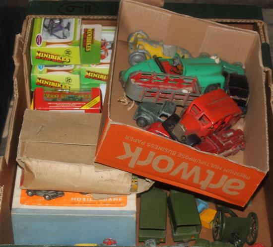 Box Dinky toys and others